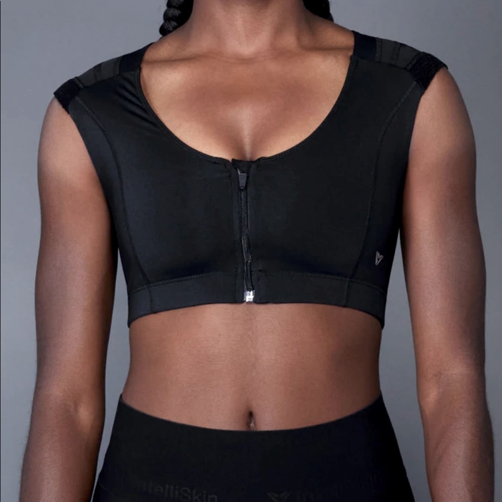 NWOT Intelliskin Recovery Zip Bra